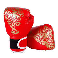 Adults Boxing Gloves Breathable PU Leather Fighting Gloves Kids Boxing Training Kickboxing Gloves for Gym Indoor Outdoor Sport